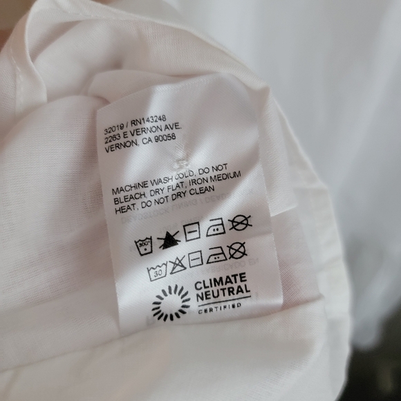 Reformation Bucatini Dress in White NEW - Picture 10 of 14